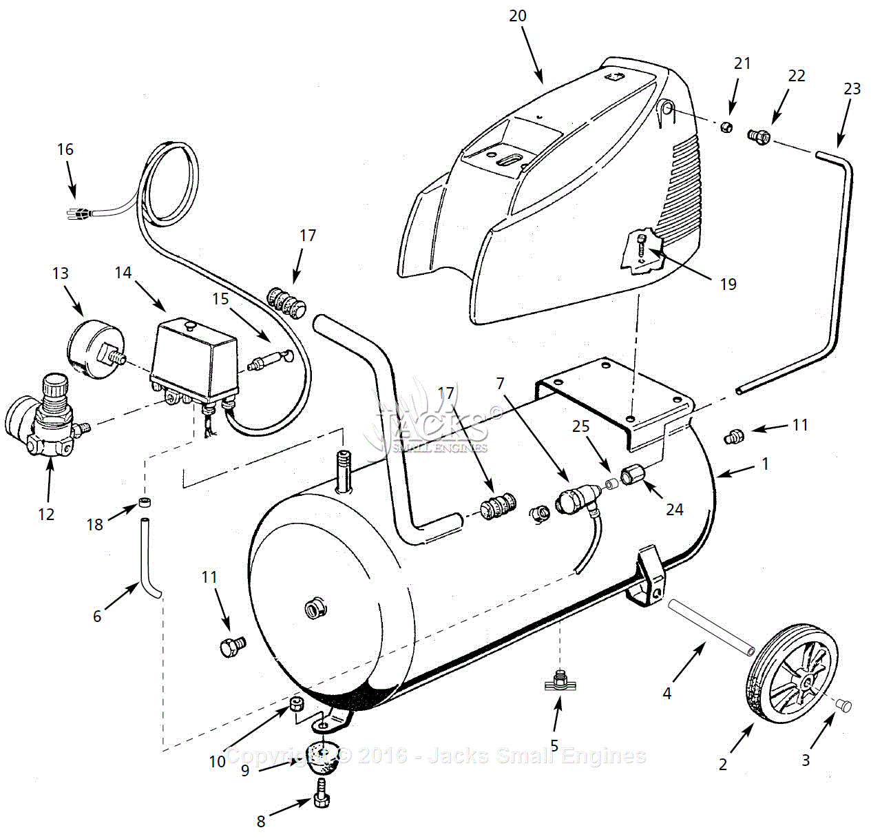 Air Compressor Parts Diagram Visual Diagram Vrogue