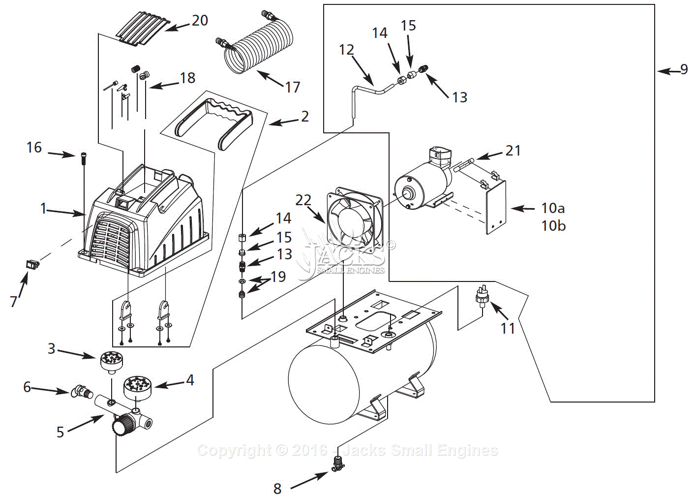 Campbell Hausfeld FP204700 Parts Diagram for Air ... diagram of campbell 