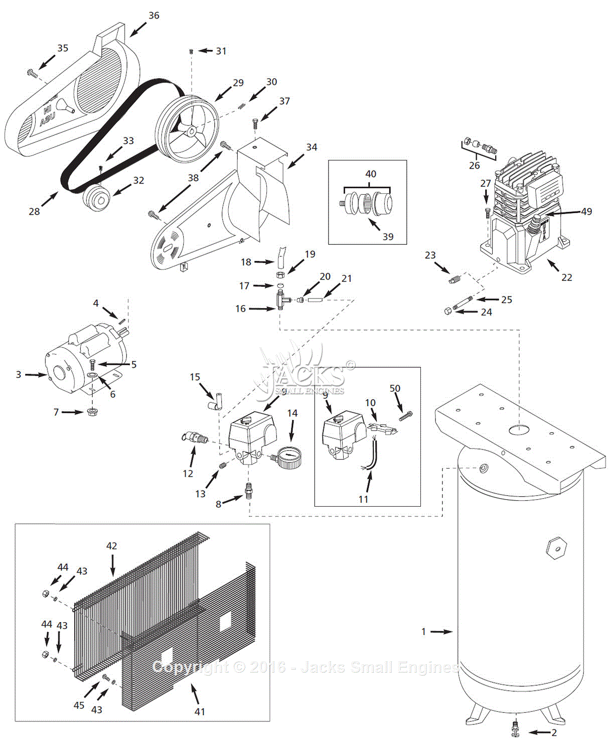 Campbell Hausfeld VT5587 Parts Diagram for Air-Compressor ... kawasaki er 6 wiring diagram pdf 