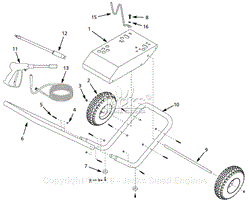 Campbell Hausfeld PW2220 Parts Diagram for Assembly Parts