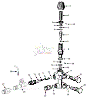 Campbell Hausfeld PW3020 Parts Diagram for Unloader Parts