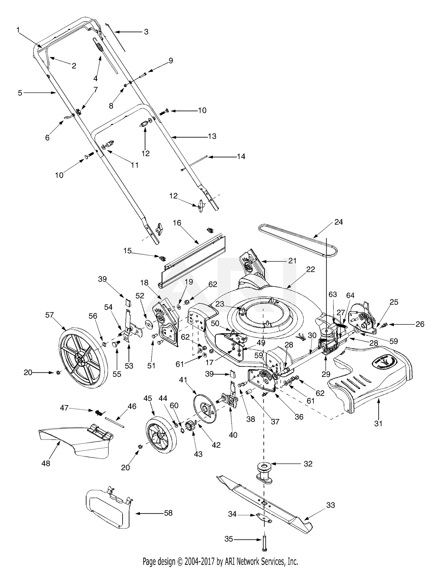 MTD 12A-526L163 (2003) Parts Diagram for General Assembly 526