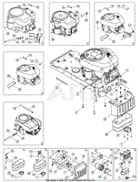 MTD 13AM762F765 2007 Parts Diagram for Steering