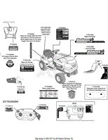 MTD 13AM761F065 2009 Parts Diagram for Mower Deck 38 Inch