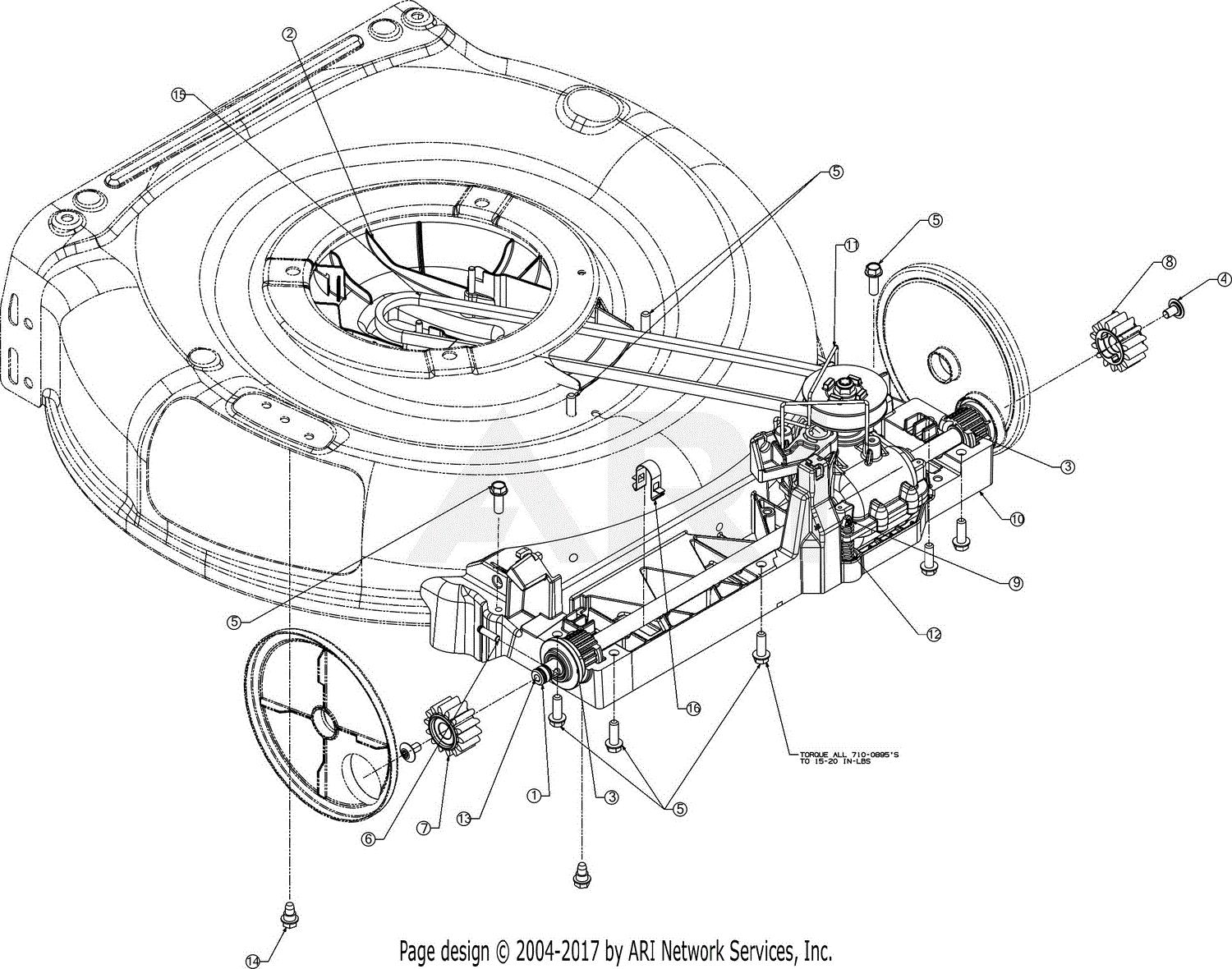 MTD 12A-A0A9778 (2016) Parts Diagram for Drive jack wire diagram 8 pin 