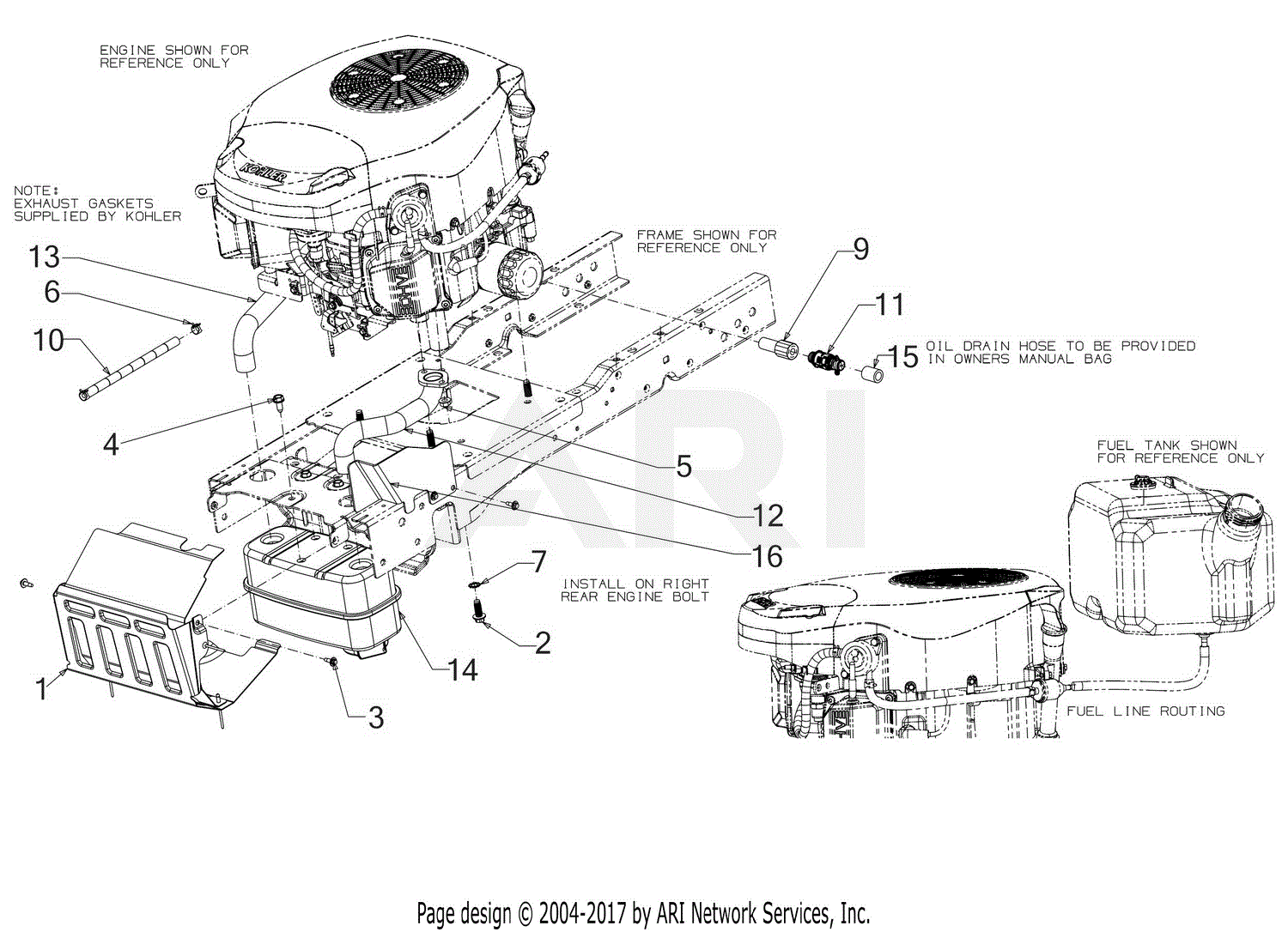 MTD CYT4220SE 13APA1KS897 (2016) Parts Diagram for Engine Accessories