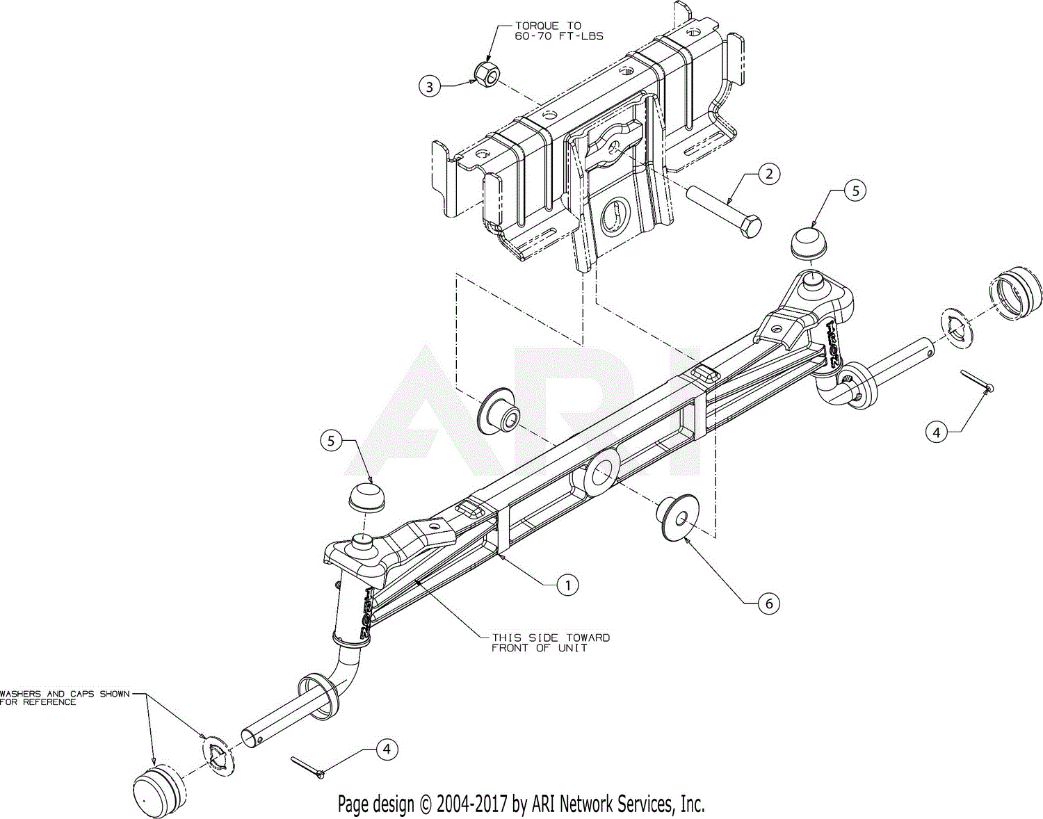 Mtd Cyt4622se 13apa1kt897  2016  Parts Diagram For Front Axle