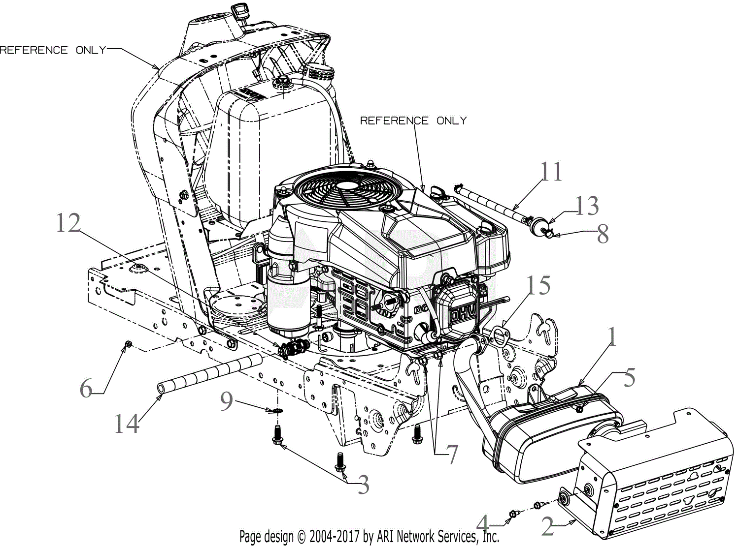 MTD CMXGRAM7821242 (13AB77XS091) (T105) (2019) Parts Diagram for Engine