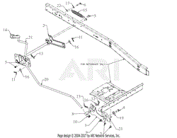 MTD CMXGRAM1130035 (13AC26JD093) (R110) (2019) Parts Diagram for Deck Lift