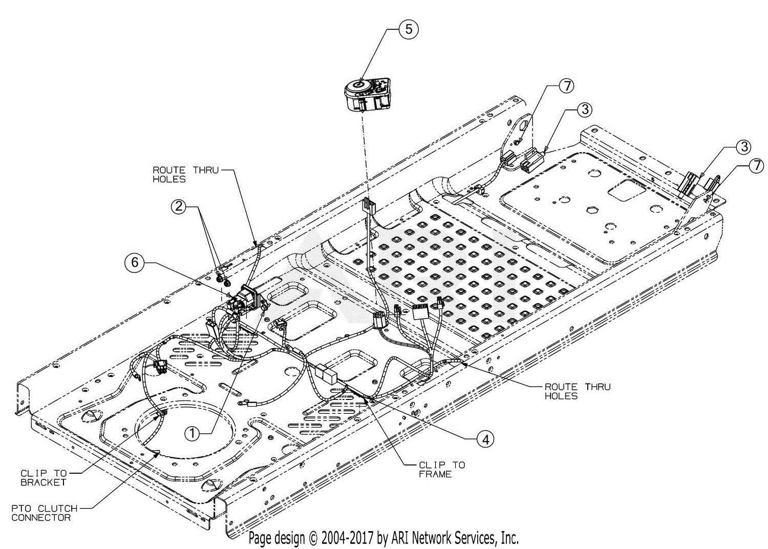 MTD ZT-S46 KH 17ARCBDT897 (2017) Parts Diagram for Electrical