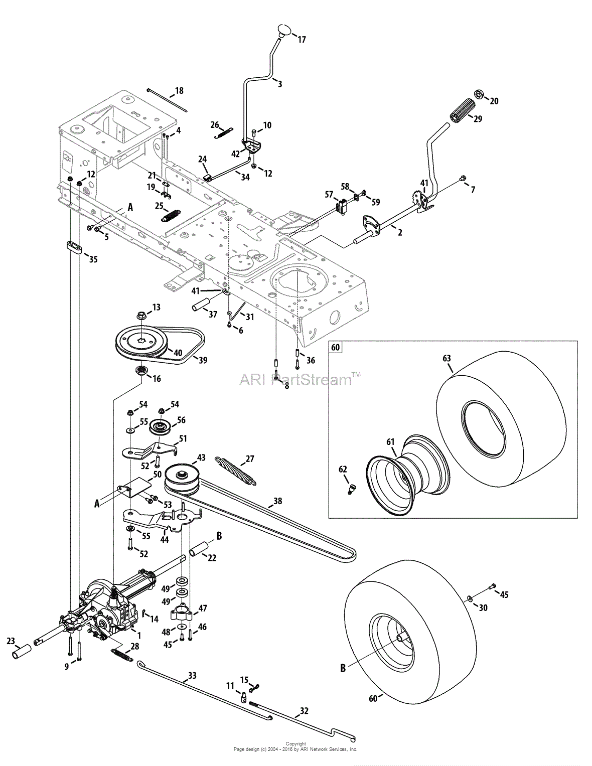 Wiring Diagram  28 Craftsman Lt 1500 Parts Diagram