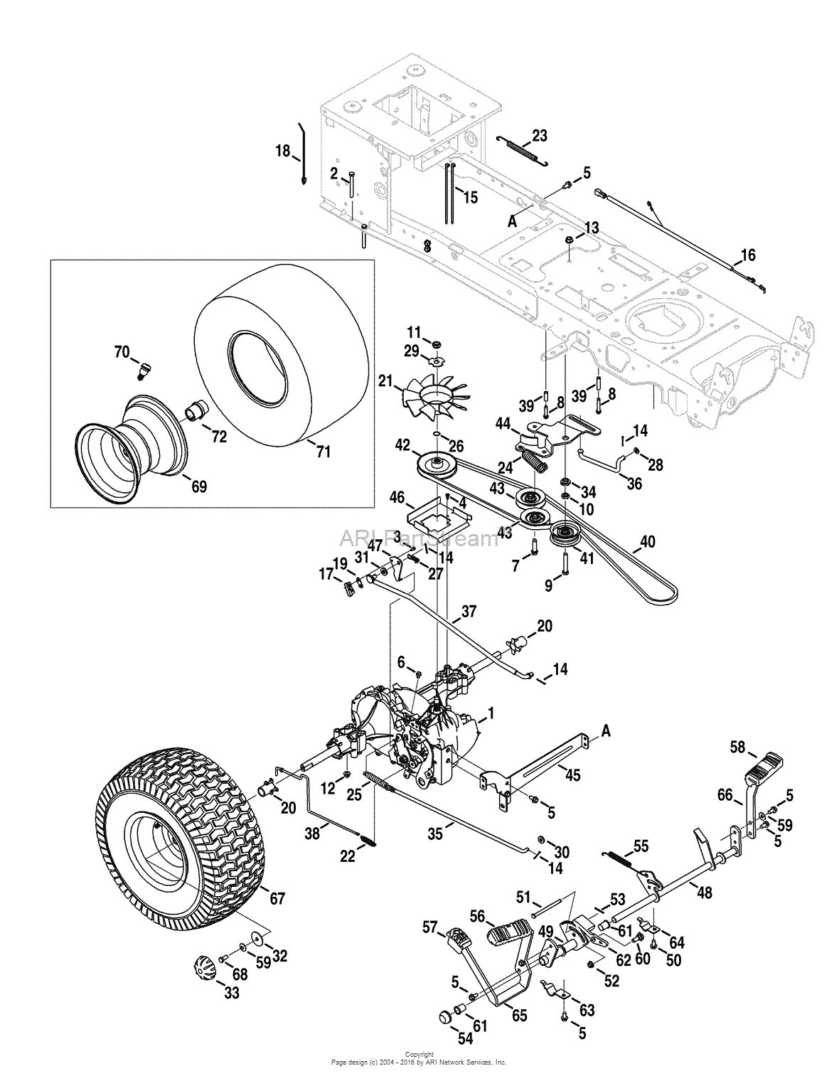 MTD 13AR91PP099 (247.289810) (2010), PYT9000 13AR91PP099 (2010) Parts ...