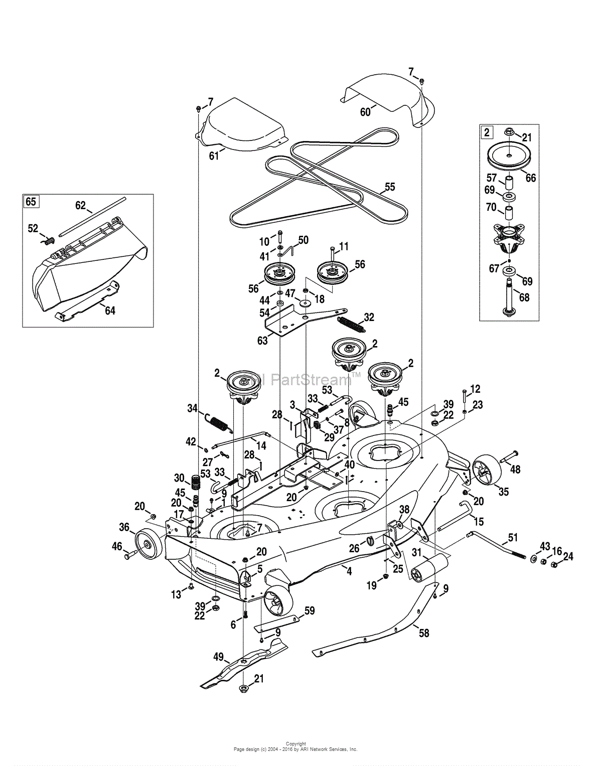 Cub Cadet 50 Deck Diagram - diagram wiring power amp