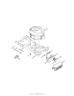 Craftsman lt2000 deck outlet belt diagram