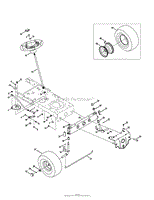 MTD 13AN77SS099 247.288811 2011 Parts Diagram for Mower Deck