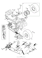 MTD 13BL78ST099 247.288853 LT2000 2013 Parts Diagram for