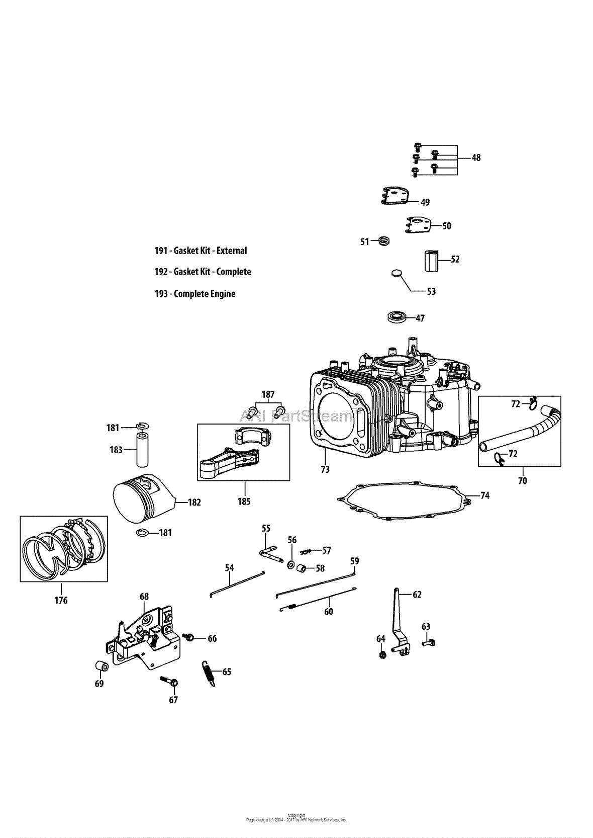 MTD 13A278XS299 (247.203770) (T1200) (2014) Parts Diagram for 4P90HU