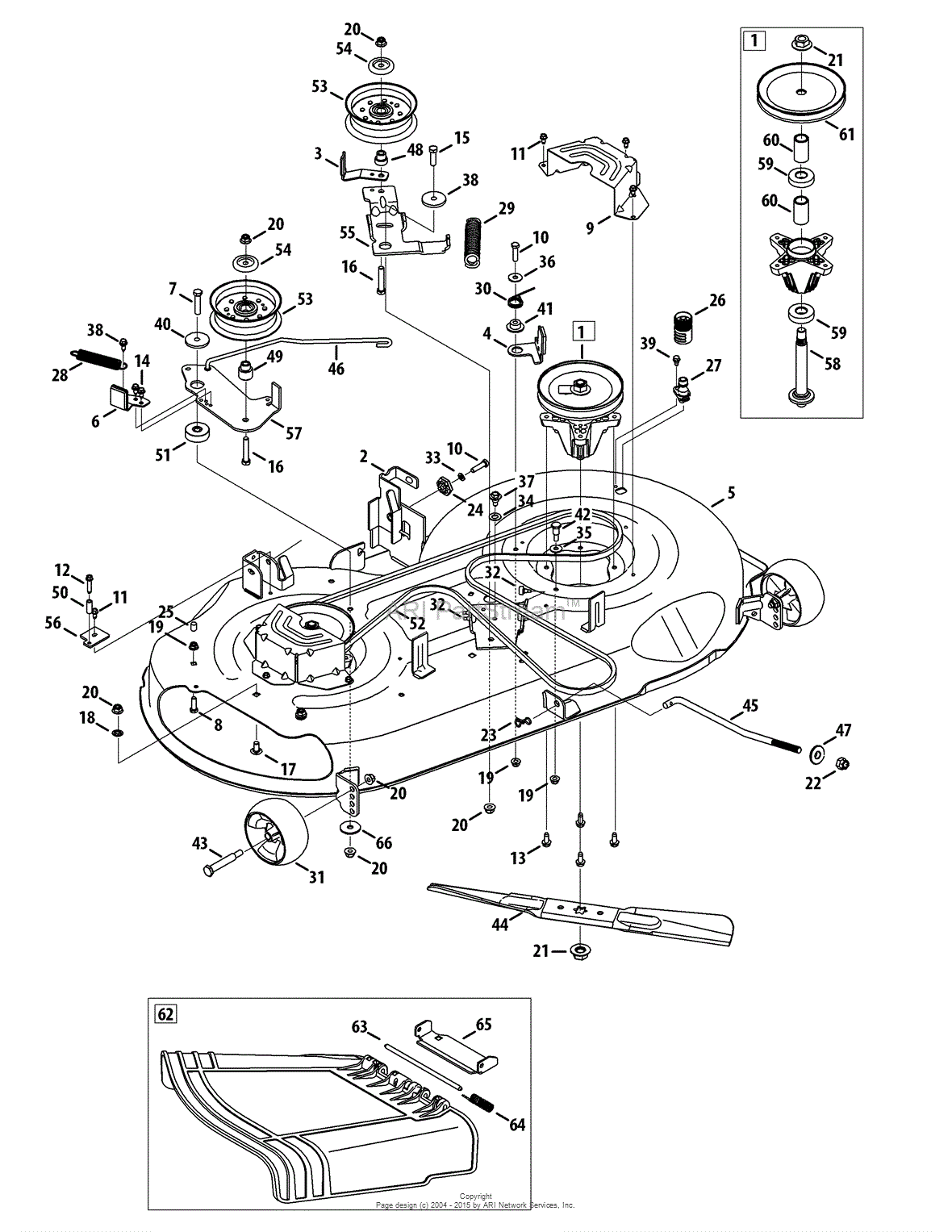 Mtd 13al78xt099  247 203740   T1600   2014  Parts Diagram