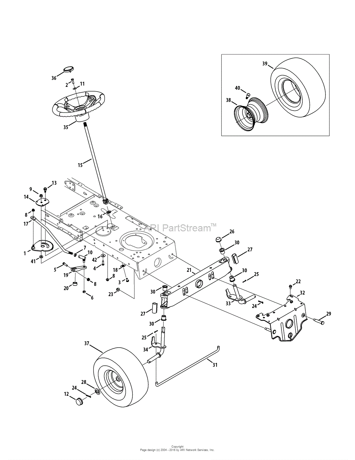 MTD 13A277XS299 (247.203712) (T1000) (2015) Parts Diagram ...