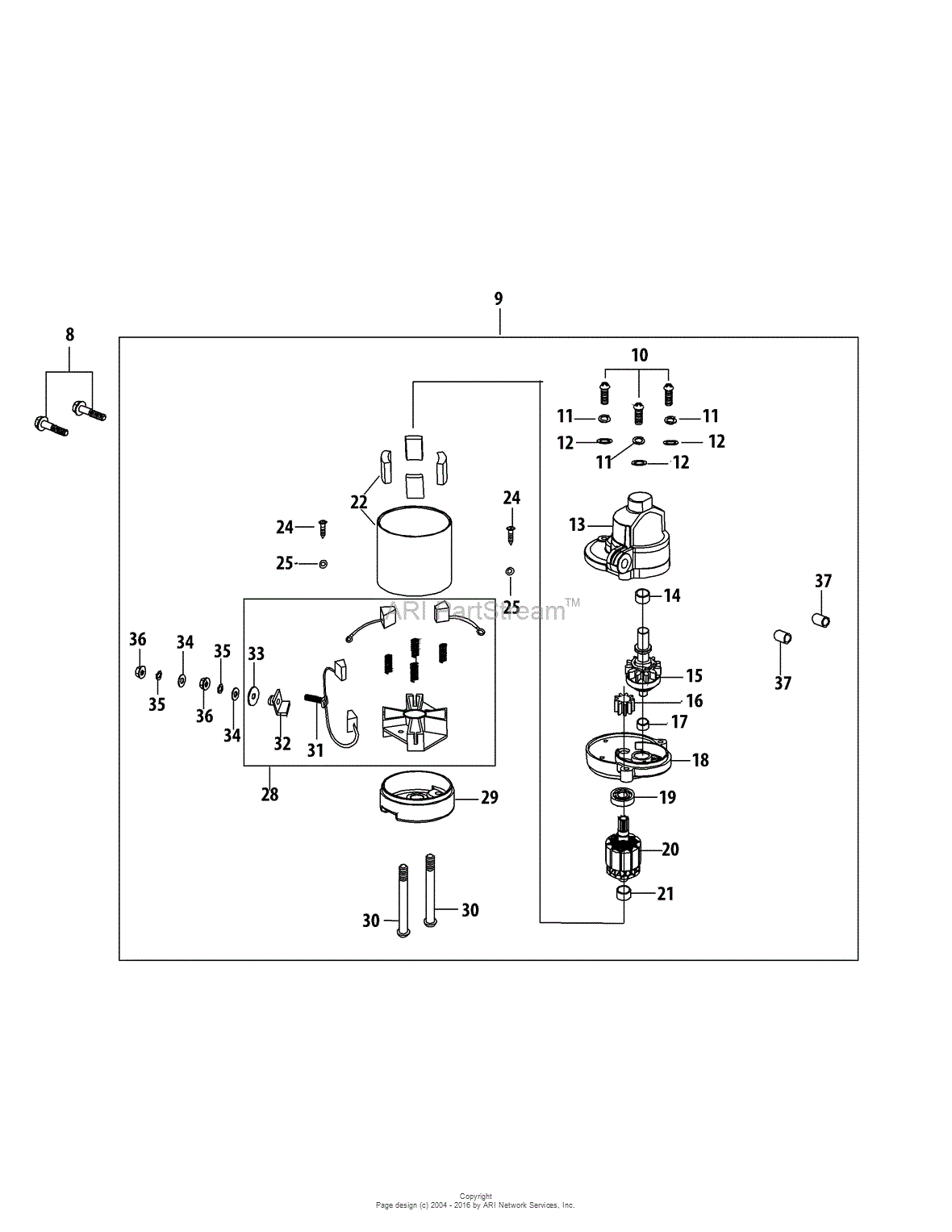 MTD 13B226JD099 247.290000 R1000 2015 Parts Diagram for