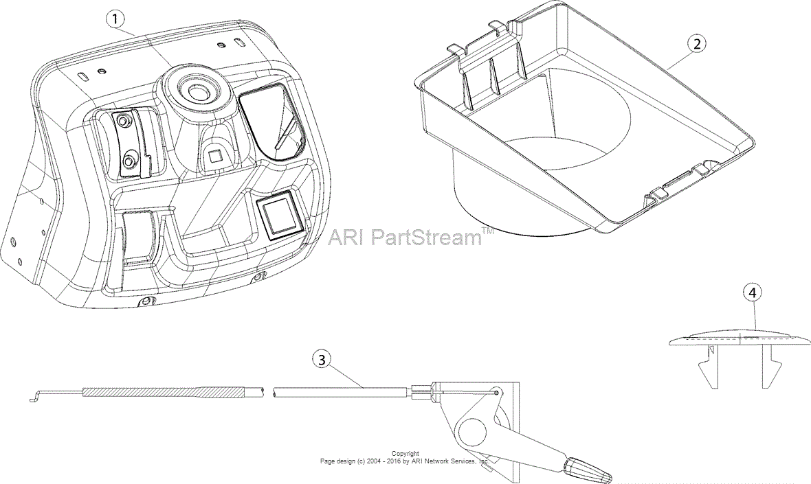 MTD 13A277XS099 (247.203703) (T1000) (2016) Parts Diagram for Dash-Upper