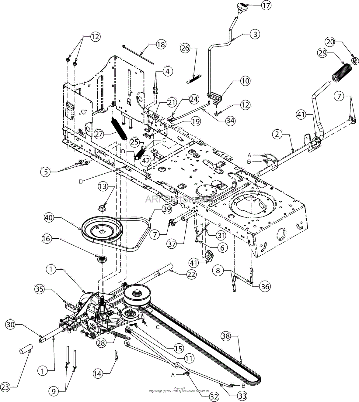 Yard Machine Mtd 38 Mower Deck Belt Diagram Wiring Diagram