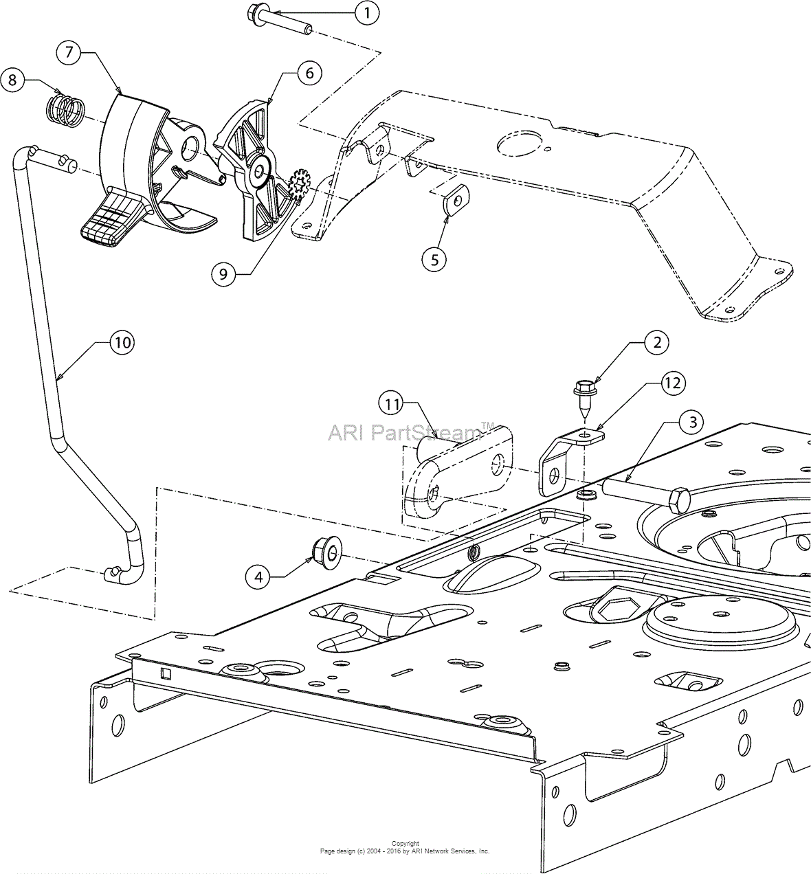 MTD 13A278XS299 (247.203773) (T1200) (2016) Parts Diagram for Controls