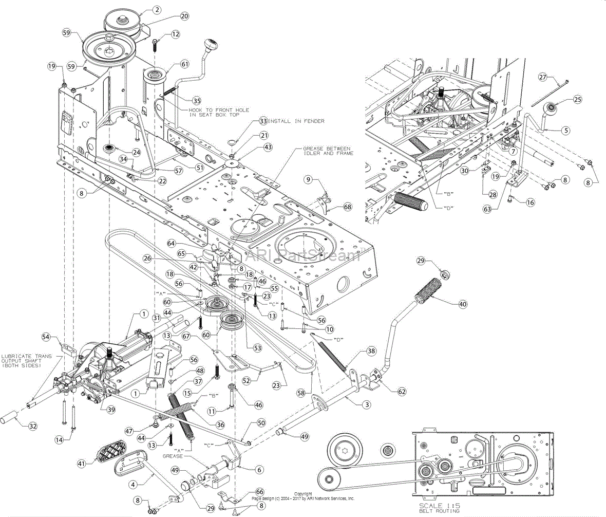 Wiring Diagram  12 Craftsman Riding Lawn Mower Drive Belt