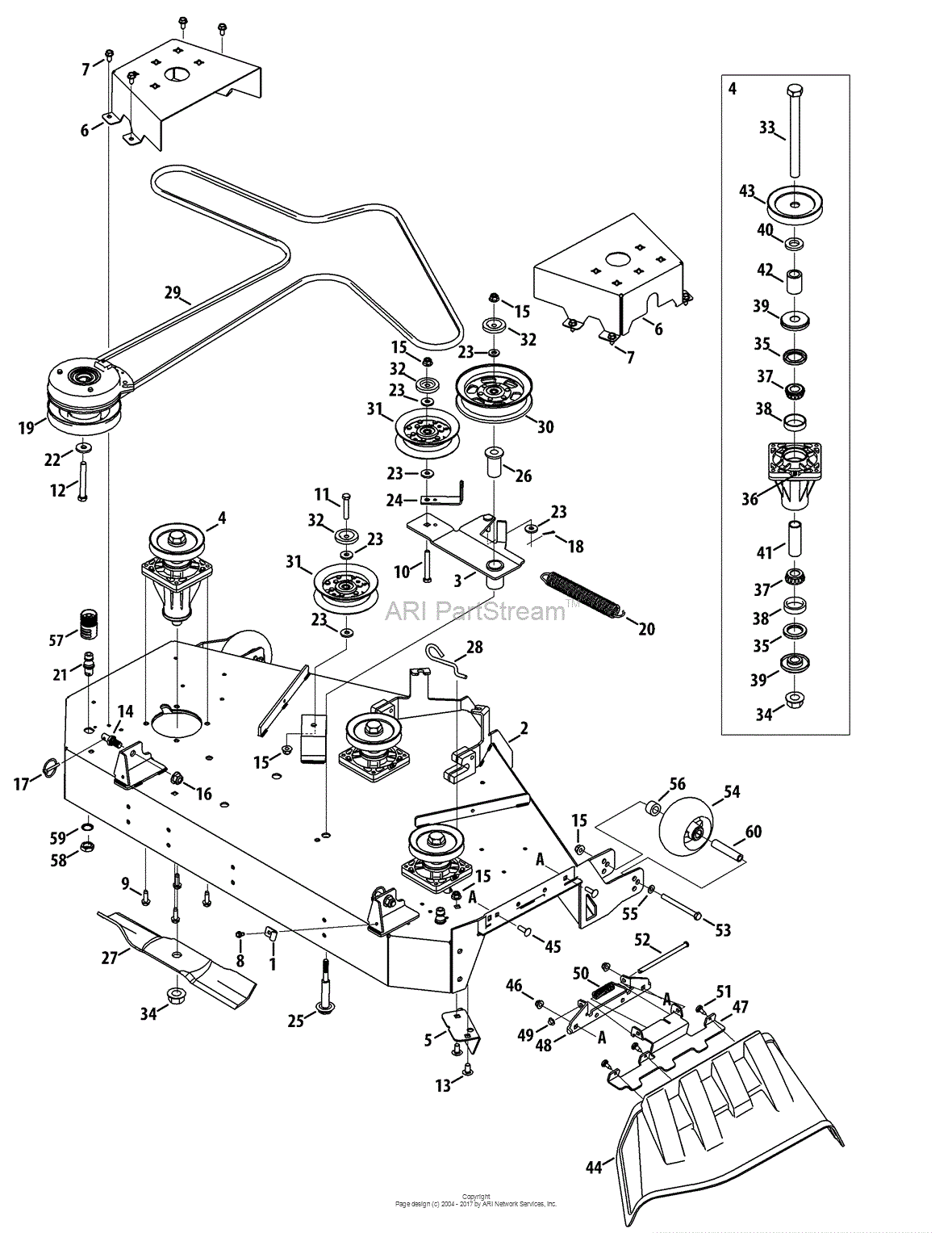 Poulan Pro Riding Lawn Mower Parts Diagram