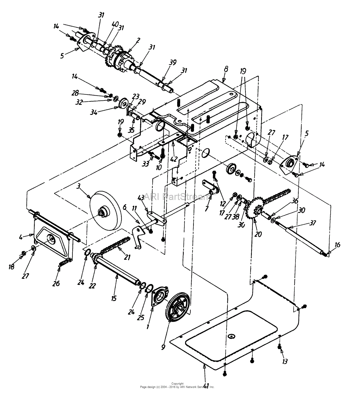 MTD 246-331D099 (247.799630) (1996) Parts Diagram for Friction Wheel ...