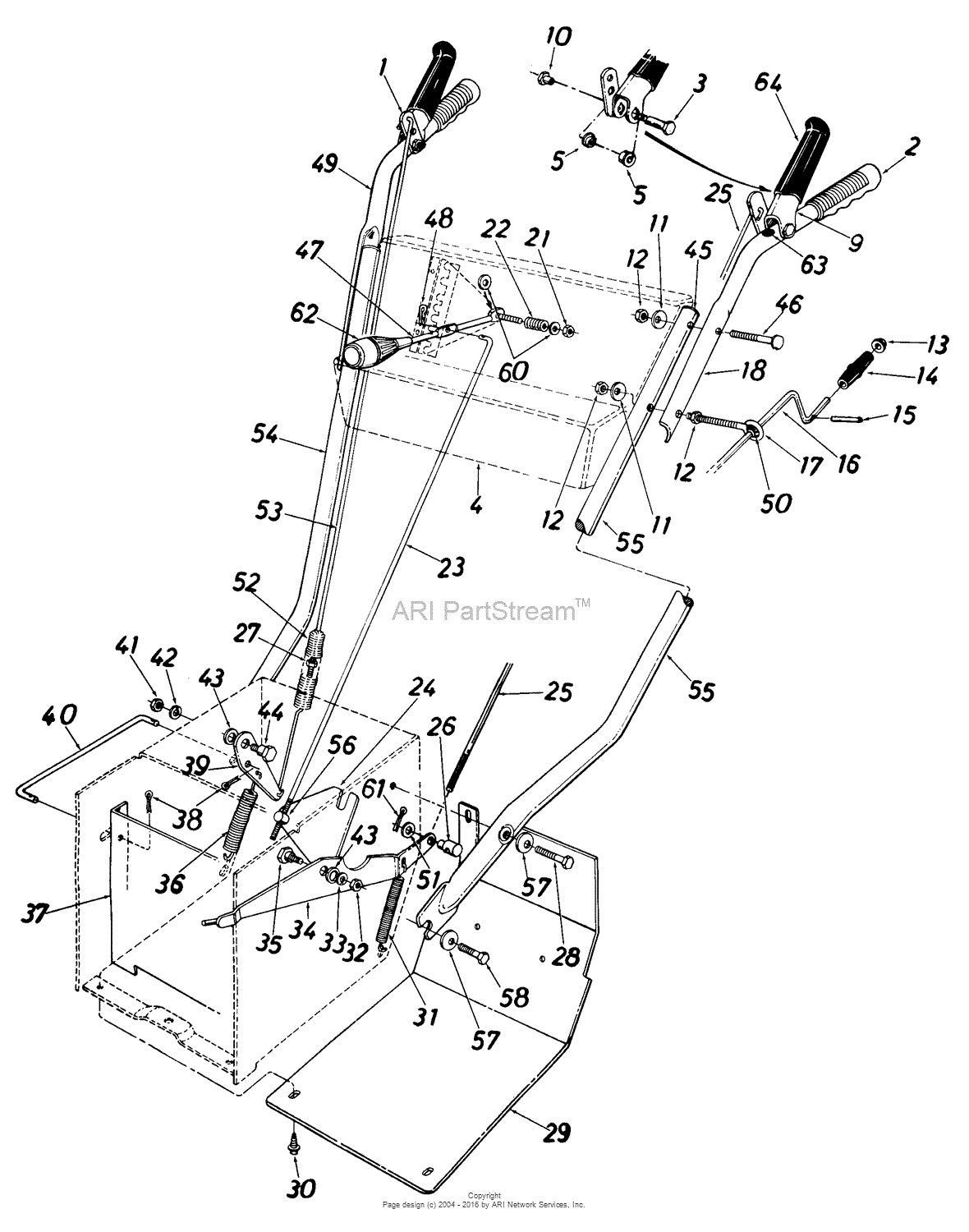 Mtd Sears Craftsman Mdl 247 886510 Parts Diagram For Parts