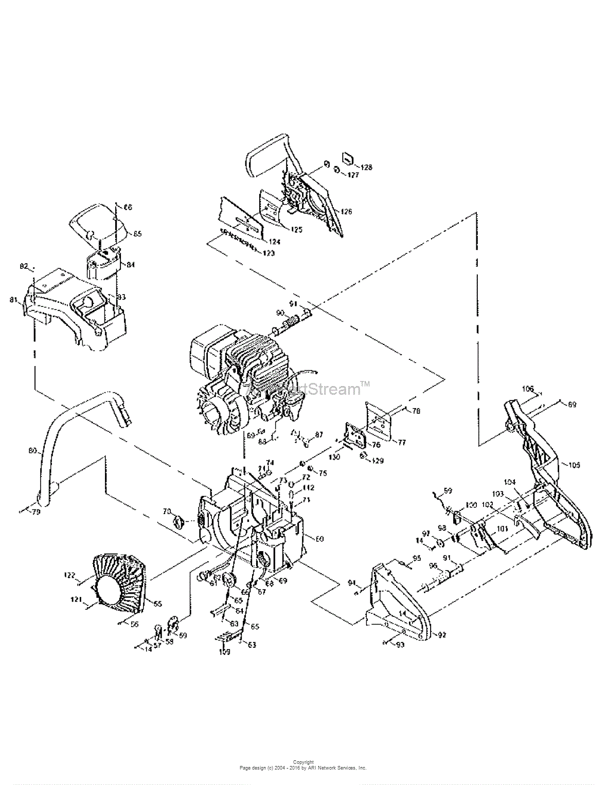 MTD 41CY85AR799 (316.350851) Parts Diagram for General Assembly