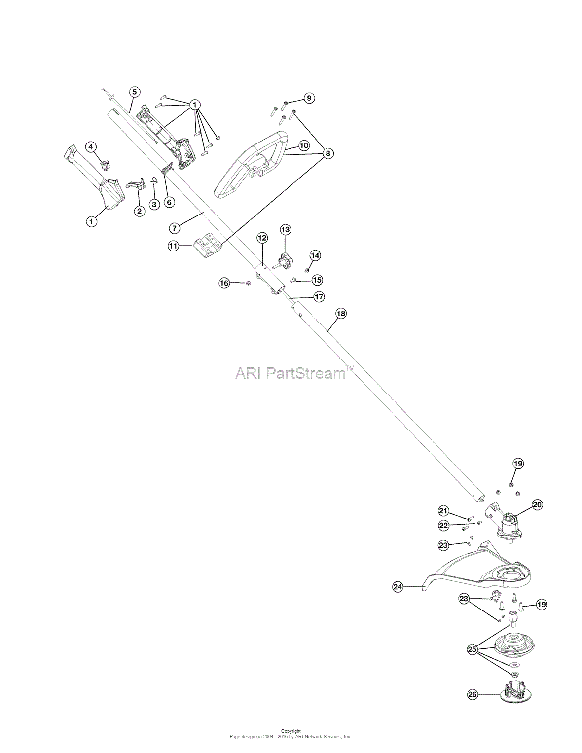 Craftsman String Trimmer Parts Diagram Free Diagram For Student