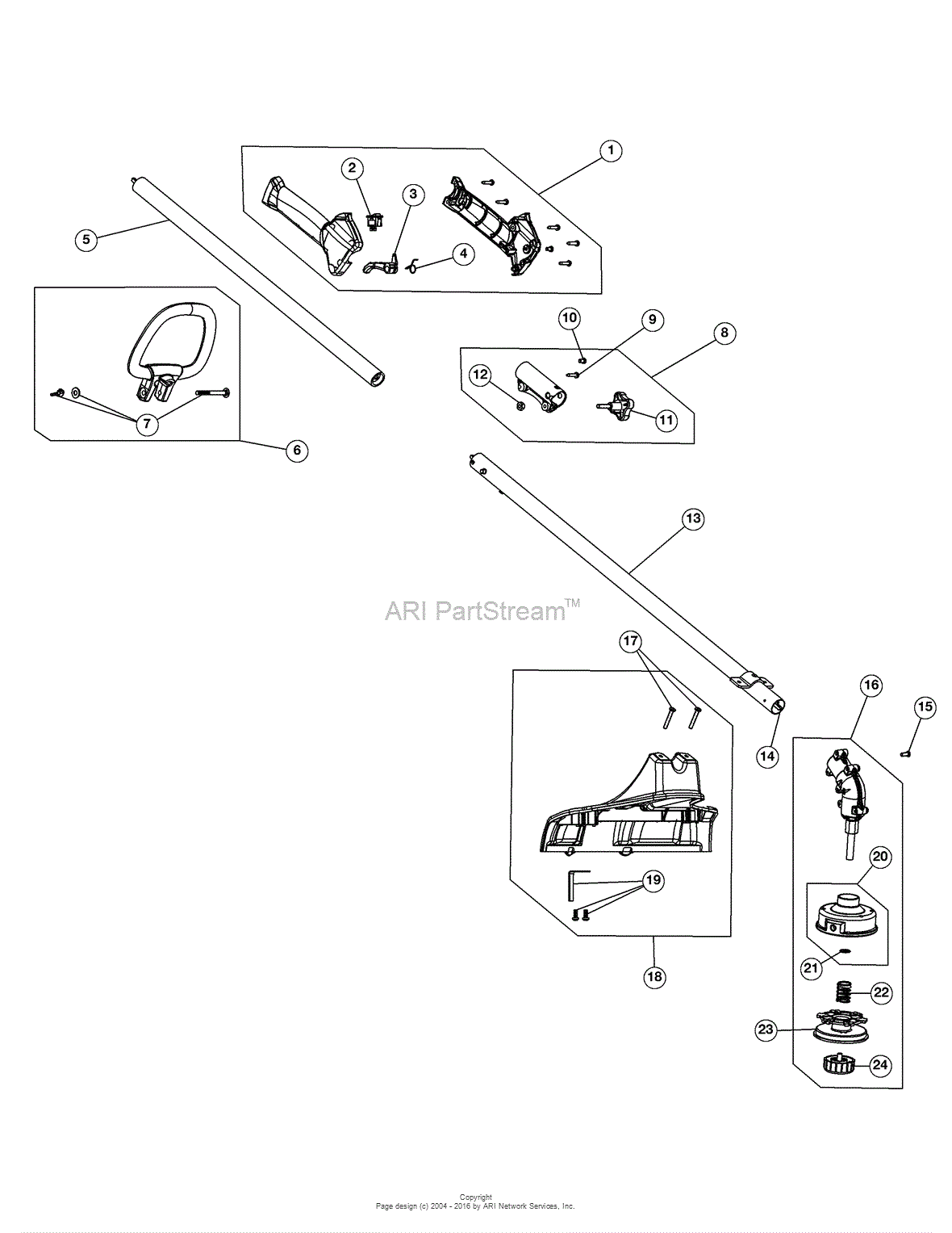 MTD 41ADY22C799 (316.990100) Parts Diagram for General Assembly