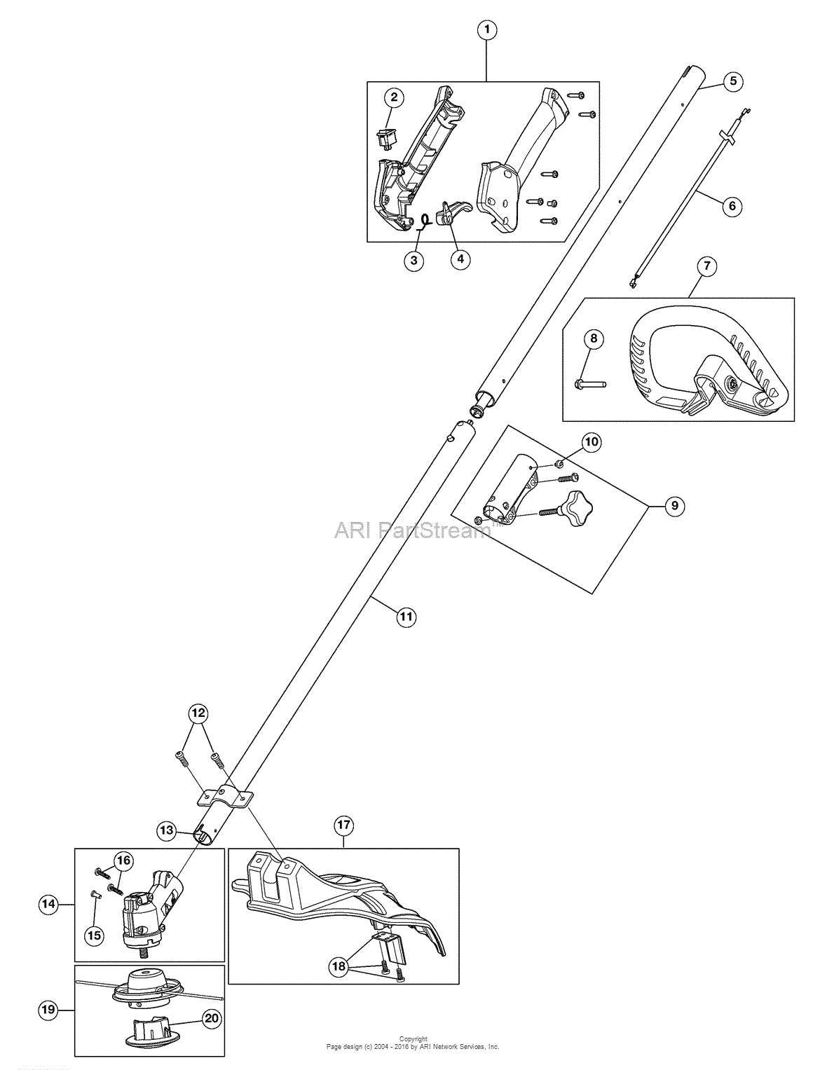 MTD 41BDZ41C899 (C459.512151) Parts Diagram for General Assembly