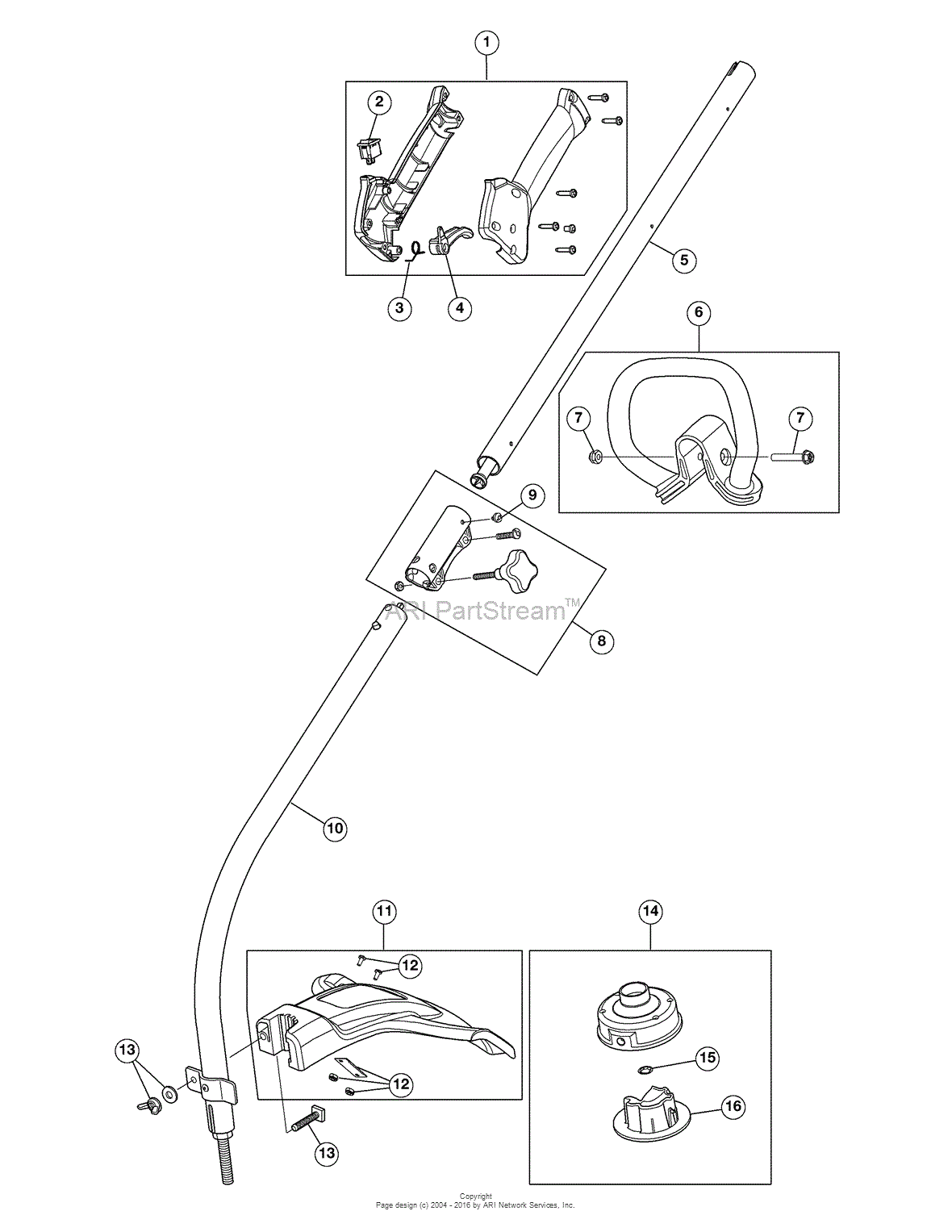 MTD 41CDZ20C799 (316.711022) Parts Diagram for General Assembly