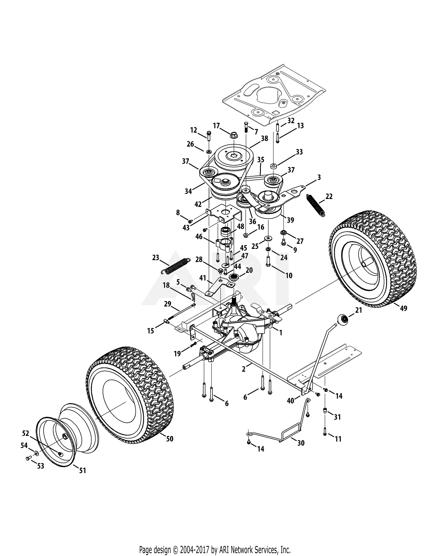 MTD 13A226JD099 (247.25000) (2012) RER1000 (2012) Parts Diagram for ...