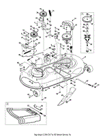 MTD 13AL78ST099 (247.288852) (2012) Parts Diagram for Mower Deck 46-Inch