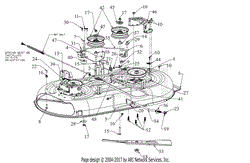 MTD CMXGRAM1130036 13AN77XS093 T110 2019 Parts Diagram for