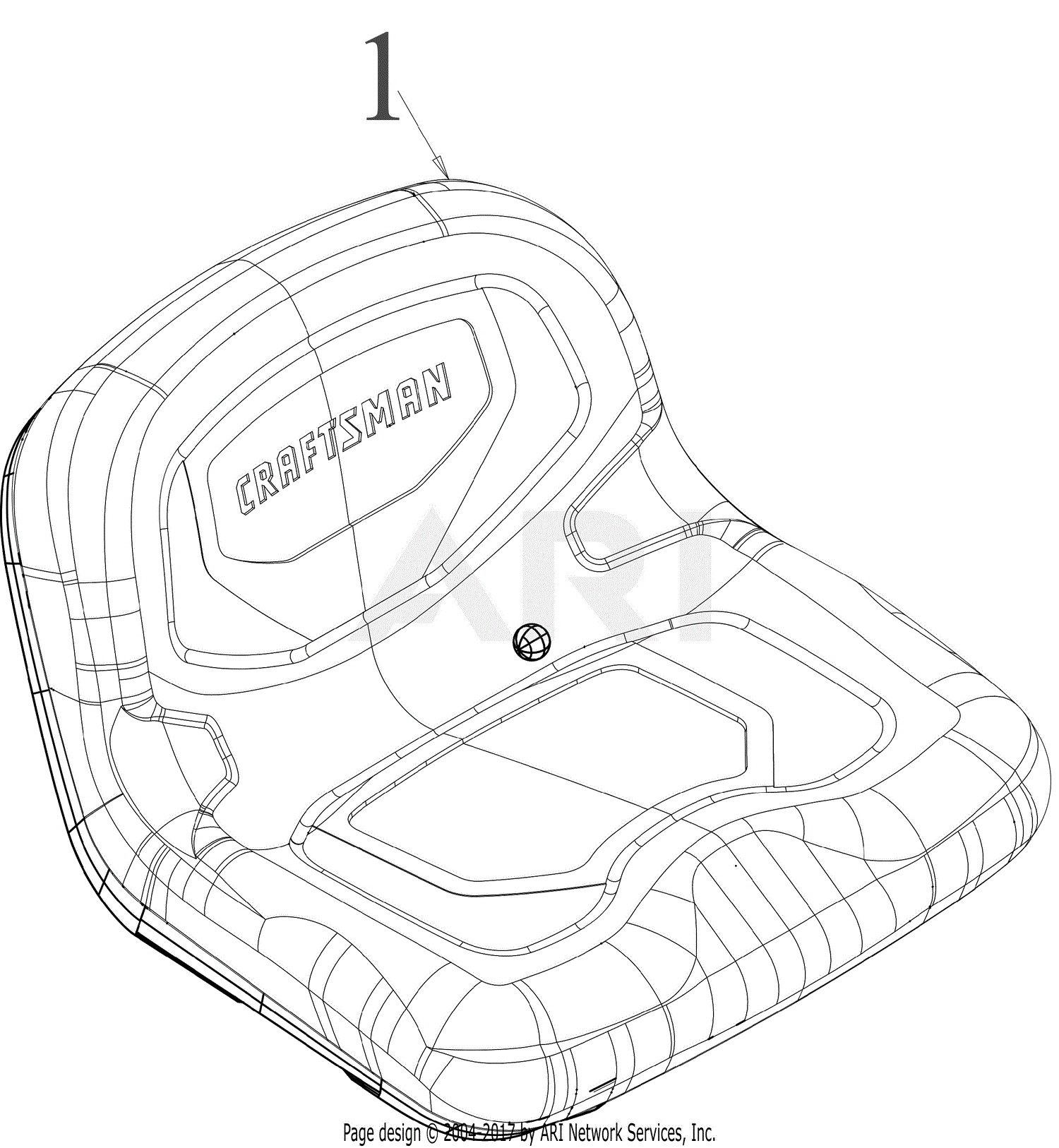 MTD CMXGRAM1130041 (13AL79XT093) (T150) (2019) Parts Diagram for Seat