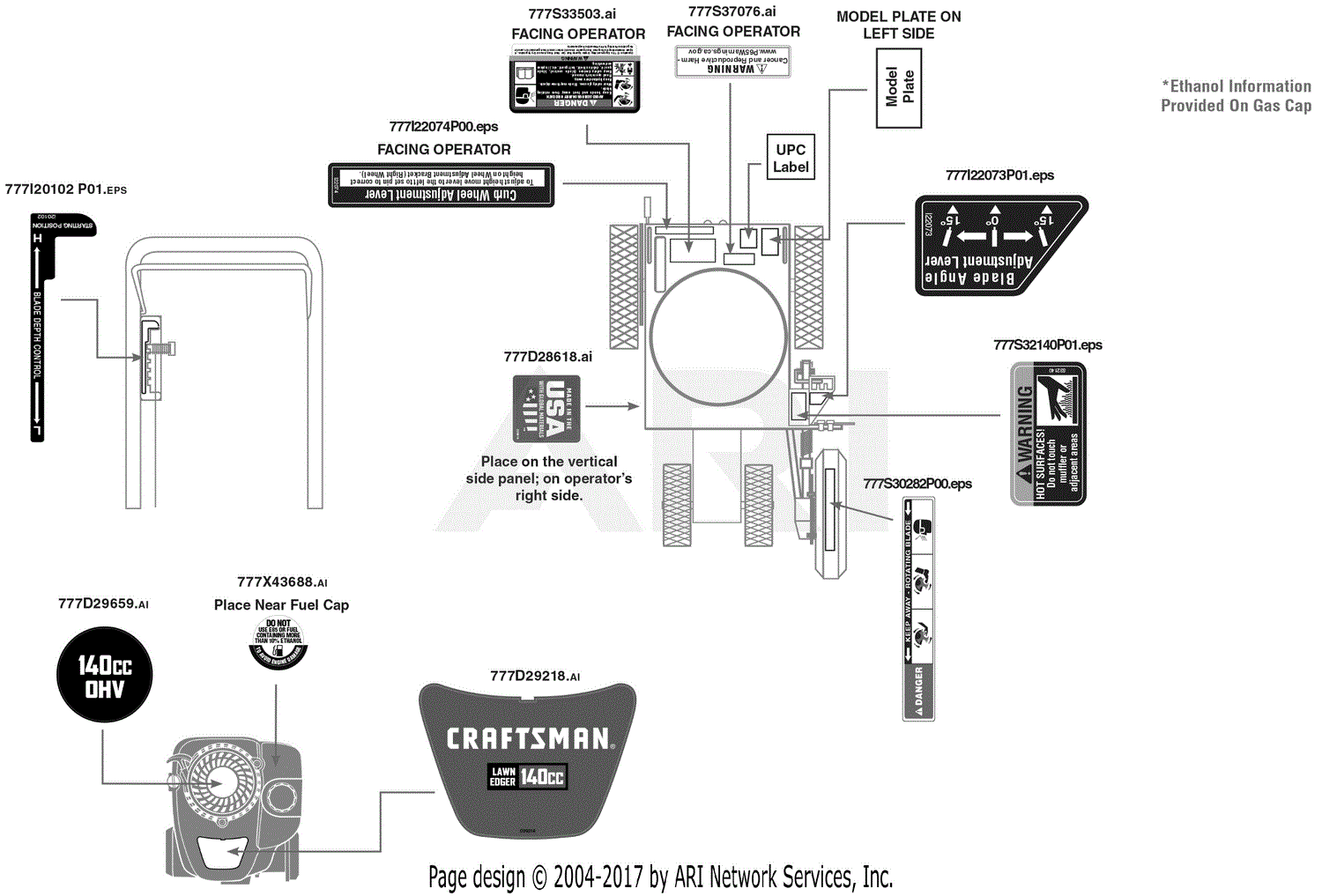 Mtd Cmxgkam1158708 25b 55s5793 2019 Parts Diagram For Label Map 3329