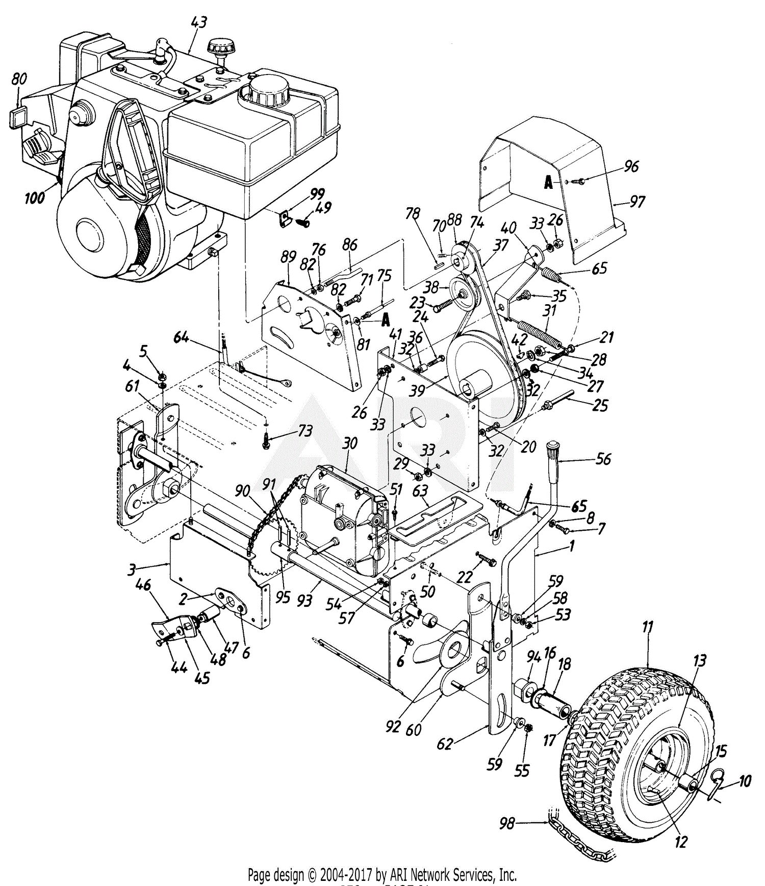 Craftsman Dls 3500 Parts Diagram C1B