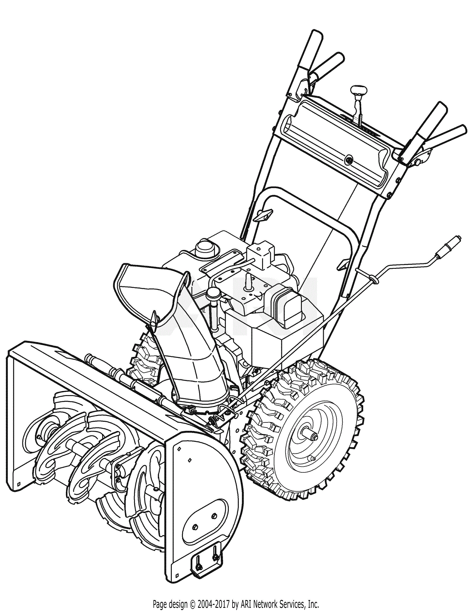 MTD 31AS6HEG799 (247.881900) (2007) Parts Diagram for .Quick Reference