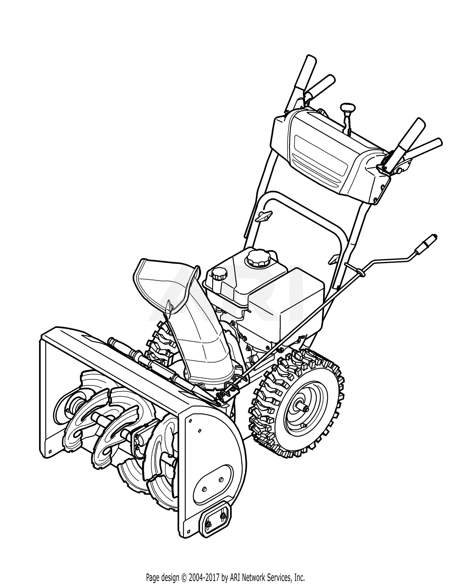 MTD 31AM62EE799 (247.88955) (2008) Parts Diagram for .Quick Reference