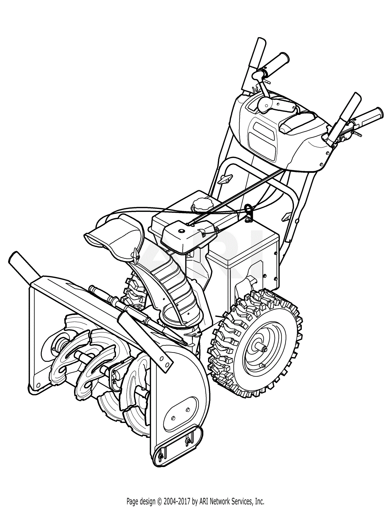 MTD 31AH55TH799 (247.888301) (2011) Parts Diagram for .Quick Reference