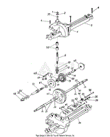 MTD 13AM672G352 (2001) Parts Diagram for Transmission Assembly