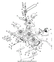 MTD 13BI675H062 (2002) Parts Diagram for Deck Assembly 