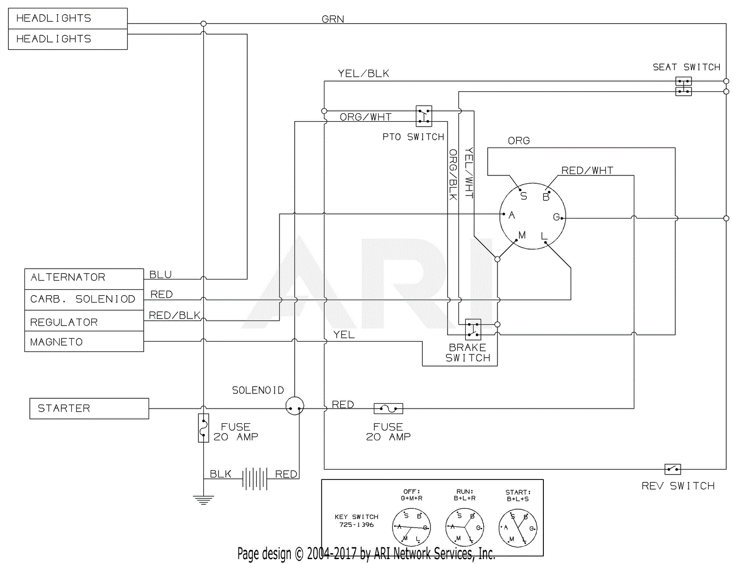 MTD 13AP698G731 (2004) Parts Diagram for Electrical