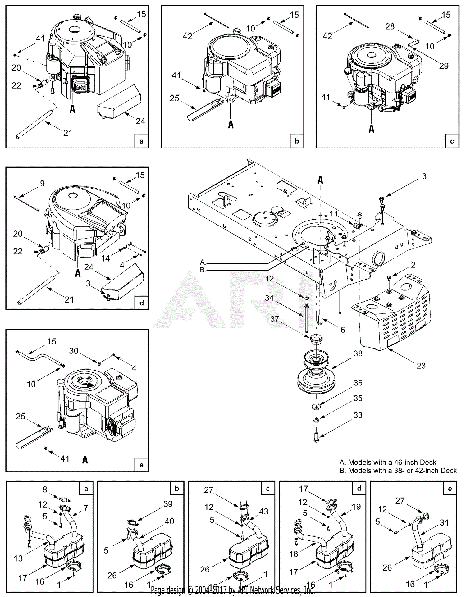 MTD 13AP698G731 (2004) Parts Diagram for Engine Accessories