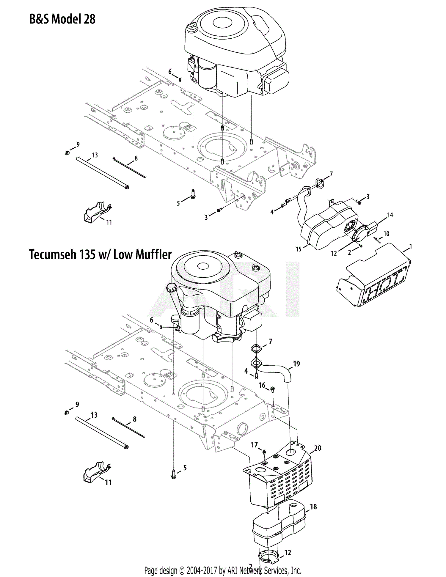 Mtd Rl H Parts Diagram For B S Model Tec Low Muffler | My XXX Hot Girl